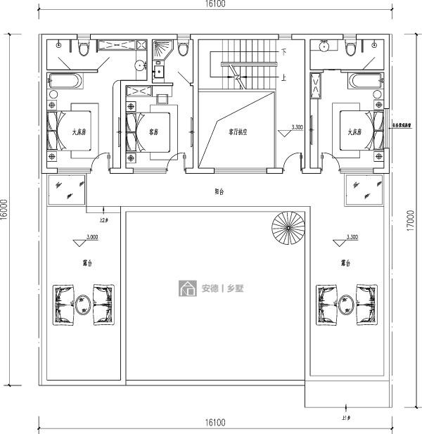 北京密雲湯河口村李家別墅,建築尺寸:16.1*17m,土建造價:39.6 北京密雲湯河口村李家別墅,建築尺寸:16.1*17m,土建造價:39.6