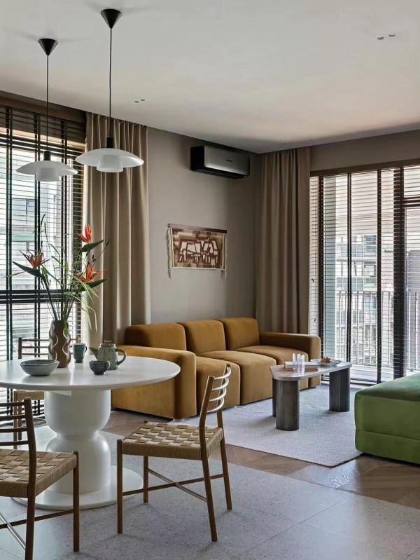 家有8歲男孩的兩室住宅，藤編+水磨石+兒童玩樂區，收住熊孩子