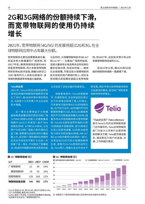 愛立信最新預測：5G簽約使用者將突破44億（附報告全文）