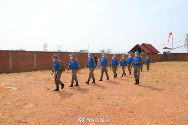點贊！中國藍盔順利部署米尼布維分遣點