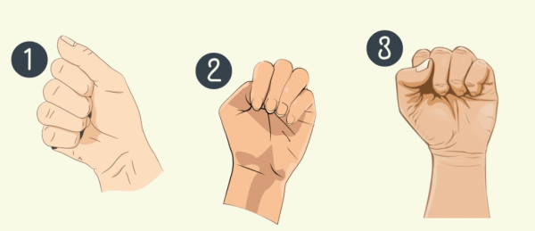 你的拳頭形狀代表你的性格 你的拳頭形狀代表你的性格