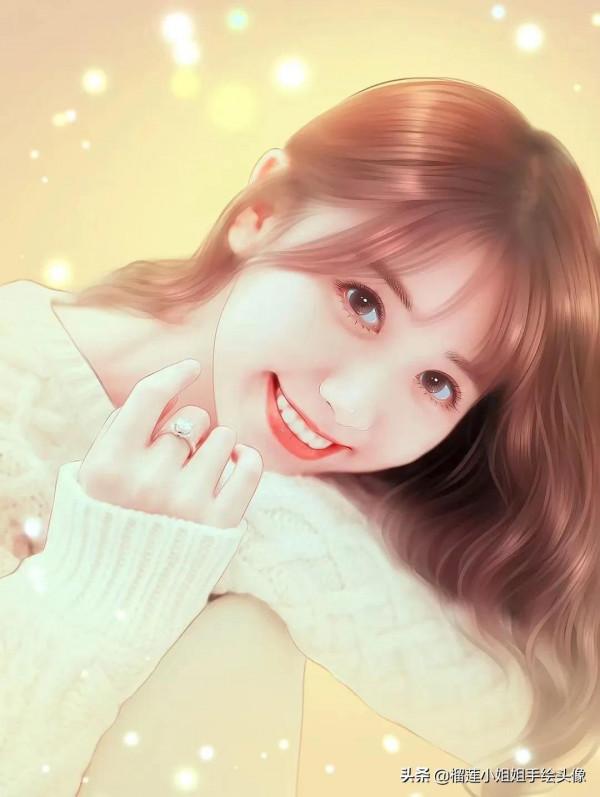 陽光治癒系的漫畫頭像，你一笑，整個世界都亮了