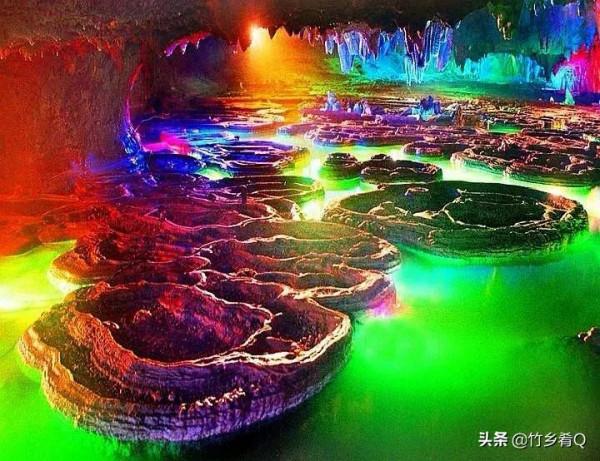 天然溶洞奇觀美景