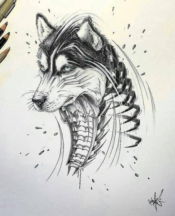 一支兇猛的馬克筆，機械感十足