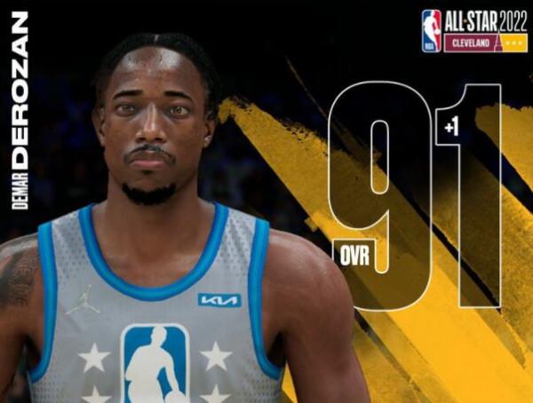 NBA2K22能力值調整：東契奇德羅贊上升，歐文哈登下降
