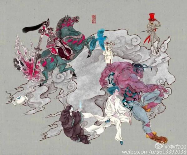 80後清華才女，把“詞牌名”畫成古風美人，每一張都忍不住儲存