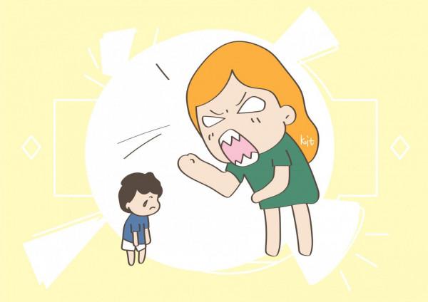 當孩子要被家長揍，跑與不跑，反映了不同的性格特點