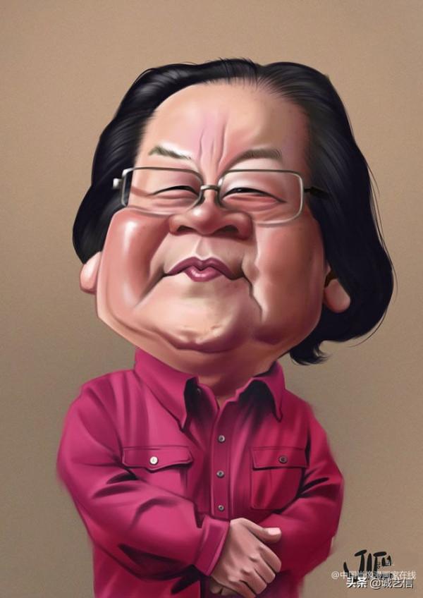 中國藝術名家肖像漫畫展