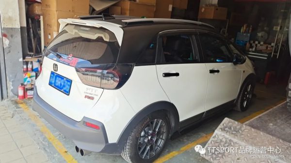 改裝案例 | 20款飛度CVT潮越MAX版後輪鼓改碟制動升級