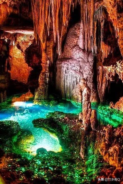 天然溶洞奇觀美景