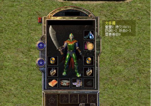 熱血傳奇：當年沙城主都沒這身穿搭，祈禱頭盔和大手鐲真牛