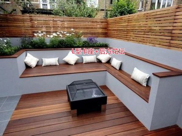 有空了就把院子收拾收拾，澆築卡座左右兩側砌花壇，夏日好乘涼