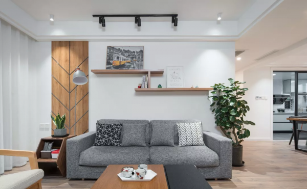 終於買房了！100㎡現代北歐風，家裡的櫃子太實用了