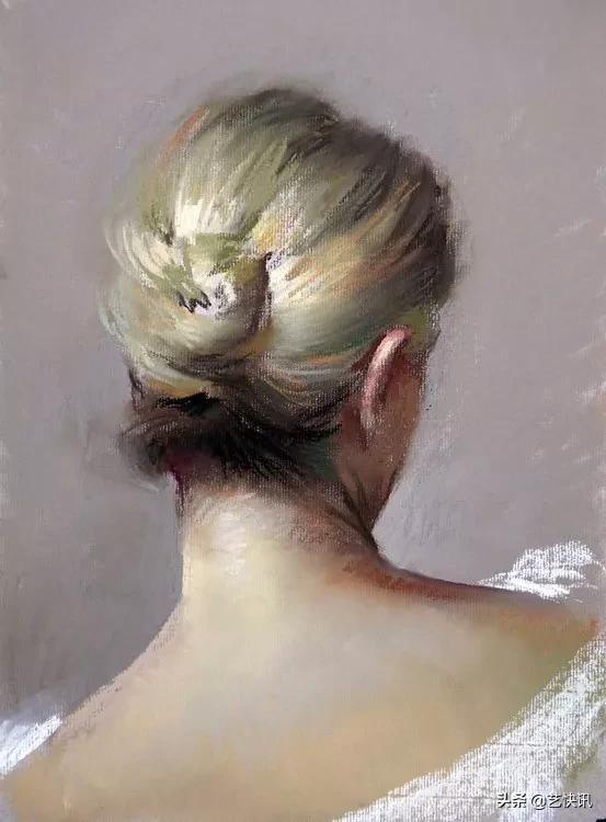 粉彩畫 | 費利佩·桑塔曼斯的人物，詮釋著最美的人體造型