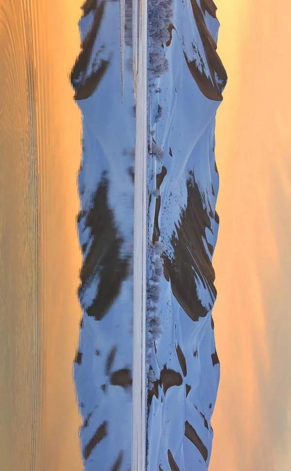 高畫質圖集！塔克拉瑪干沙漠下雪了