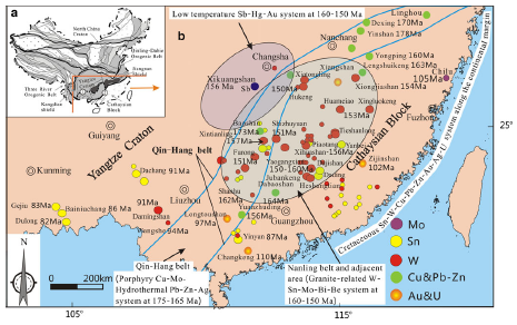 中國的鉬礦都在哪？