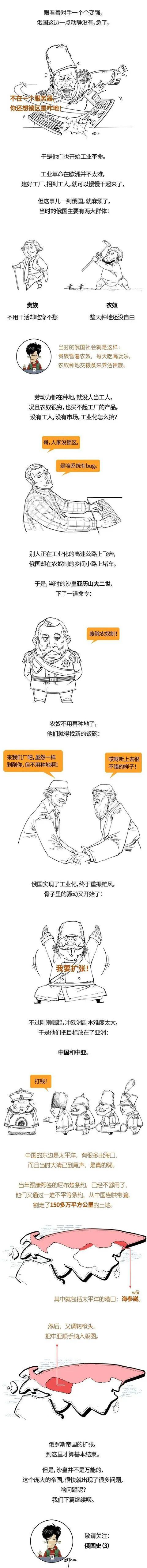 號稱戰鬥民族的俄羅斯，歷史上打仗並不咋樣，看看漫畫怎麼講