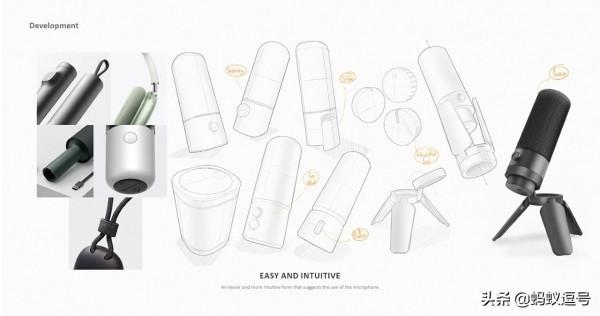 TALK 行動式麥克風可摺疊成一根細長的指揮棒 TALK 行動式麥克風可摺疊成一根細長的指揮棒