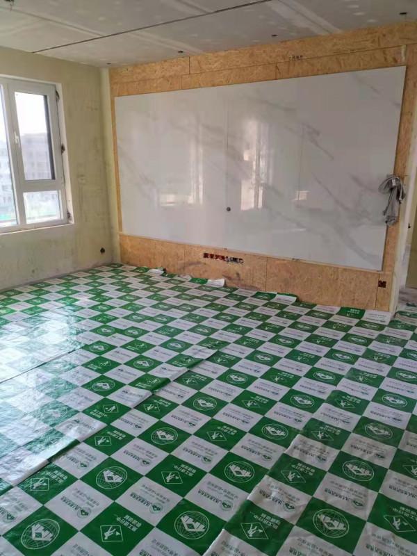 魯商學府200平米新房裝修瓦工實拍，不得不說瓦工師傅手藝很好