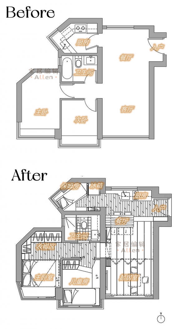 發現一位80後太太的50㎡“豪宅”，全屋塞滿櫃子，卻沒有絲毫俗氣
