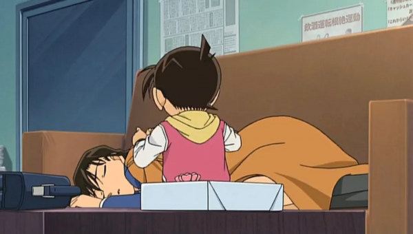 名偵探柯南：​新一不是無情物，化作柯南更護蘭