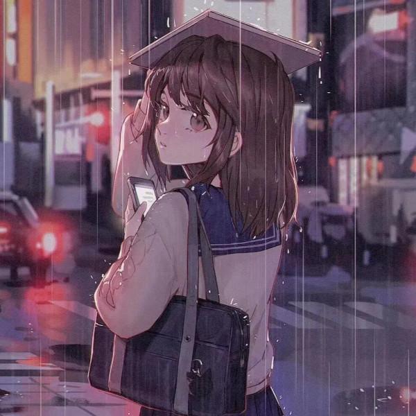 超治癒的動漫頭像｜月落星沉