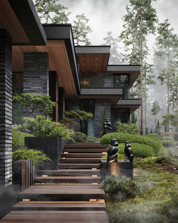 900㎡，大膽的奢華風