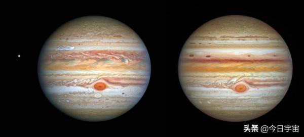 哈勃2021年的外太陽系照片