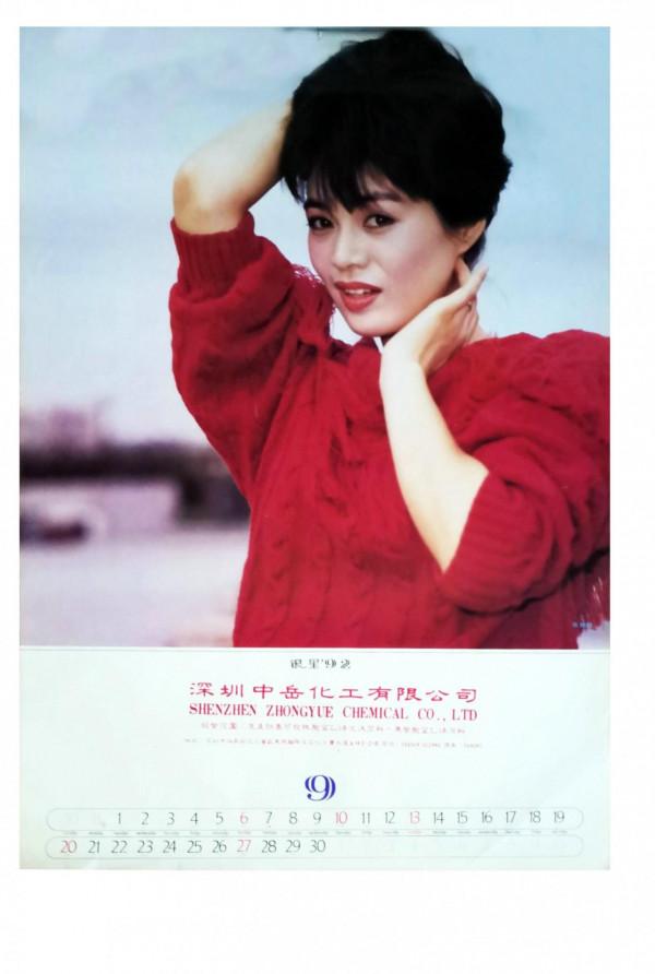 懷舊畫，1992年掛曆《銀星》，12名女星你認識多少？