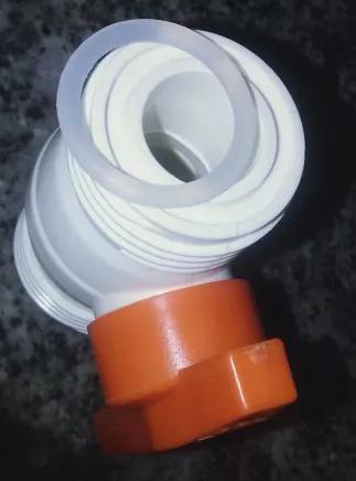 PVC雙活接球閥的內部構造（雙頭刷膠，三）