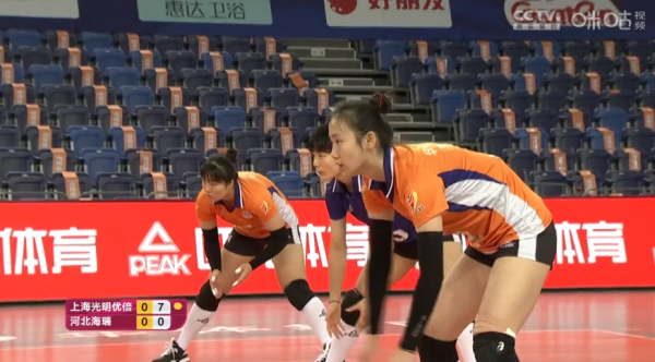 上海女排勝河北，球隊配合漸入佳境，歐陽茜茜表現佳，仲慧強攻弱