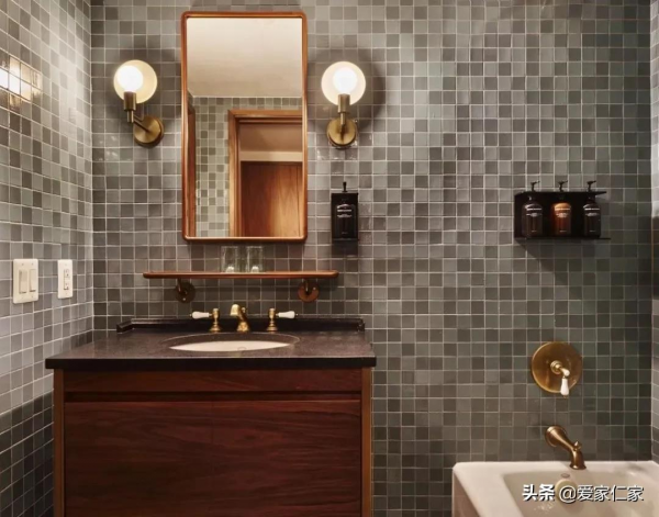 衛生間這樣設計，橫豎都是美