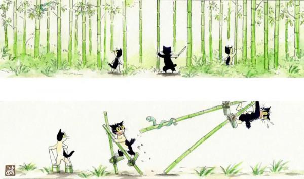 貓貓的一天，煮飯釣魚還有種菜？