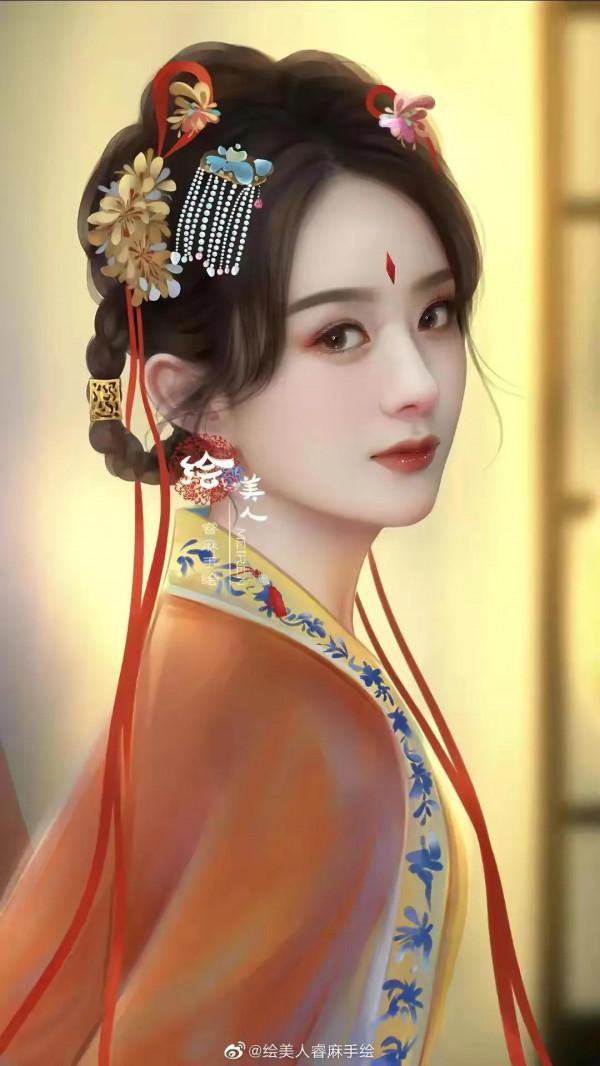 漫畫趙麗穎vs手繪趙麗穎，你覺得哪個更美？