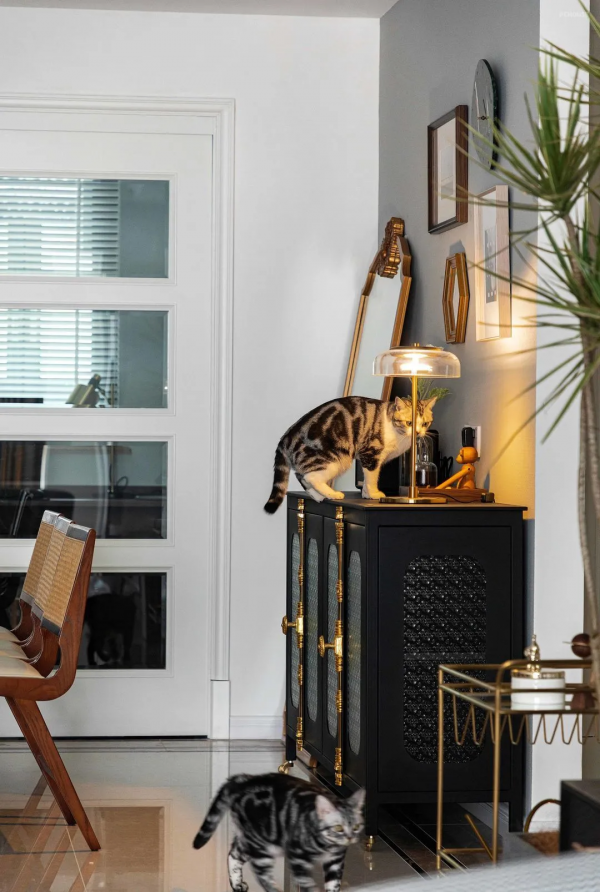 120㎡輕奢風四居室，點滴細節都倍感高階