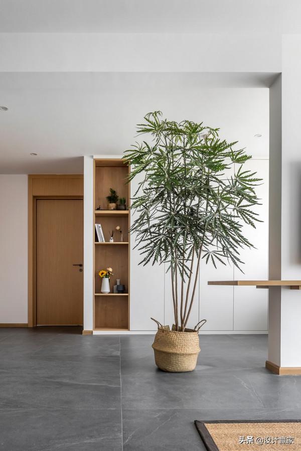 102㎡日式三居，百萬打造出的自然空間，日子過得與世無爭