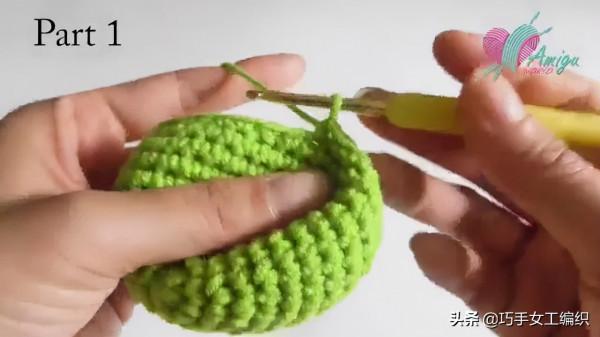 用零線就把蔬菜水果鉤得如此逼真，比新鮮的還要美