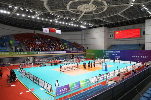 十四運會排球女子U19組比賽今晚落幕,江蘇隊奪冠 十四運會排球女子U19組比賽今晚落幕,江蘇隊奪冠