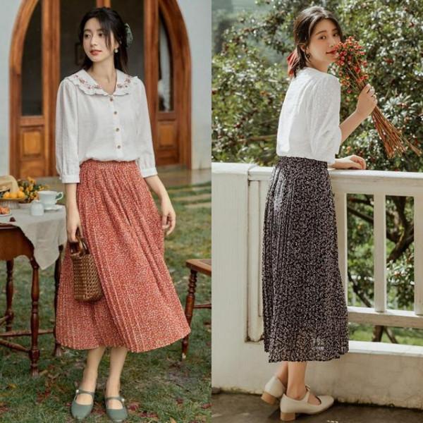 時髦優雅的“百褶半裙”穿搭分享,秋季穿女人味十足!值得借鑑 時髦優雅的“百褶半裙”穿搭分享,秋季穿女人味十足!值得借鑑