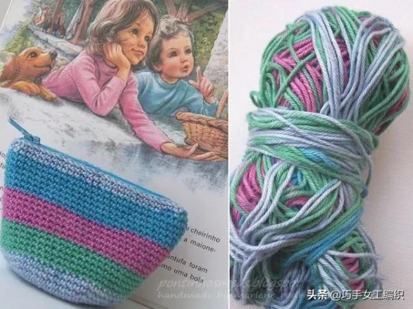 舊衣褲的拉鍊剪下來後，用鉤針戳一圈就有無數的收納