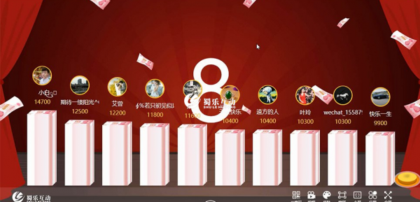 不需要下載APP就能使用的大屏互動暖場小遊戲