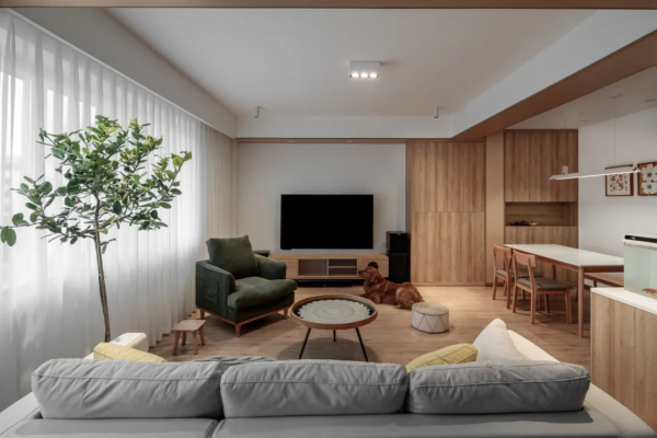 120㎡北歐風格裝修，舊房改造煥然一新