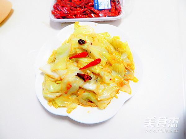 酸辣包菜的做法