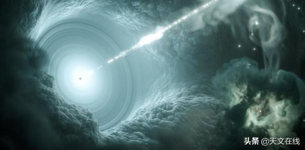 活躍星系噴射出的大量輻射；在星系中減速膨脹；形成X狀型結構