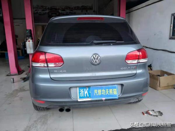 大眾高爾夫1.4T差點開報廢，燒機油、燒防凍液、缺缸大修一次解決