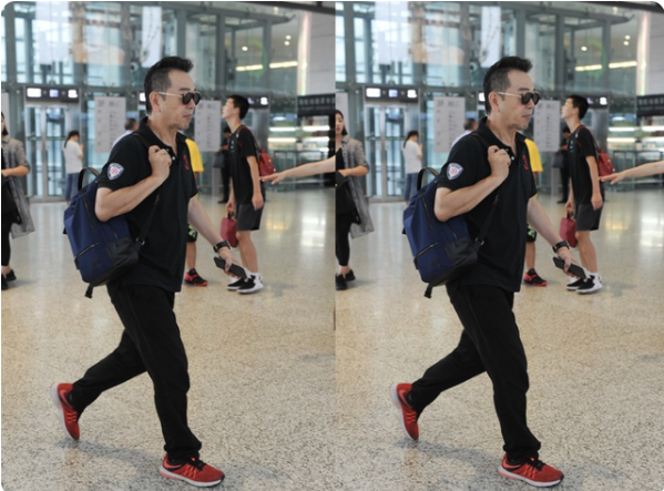 張晨光的黑色穿搭告訴你 , 不僅減齡還顯瘦