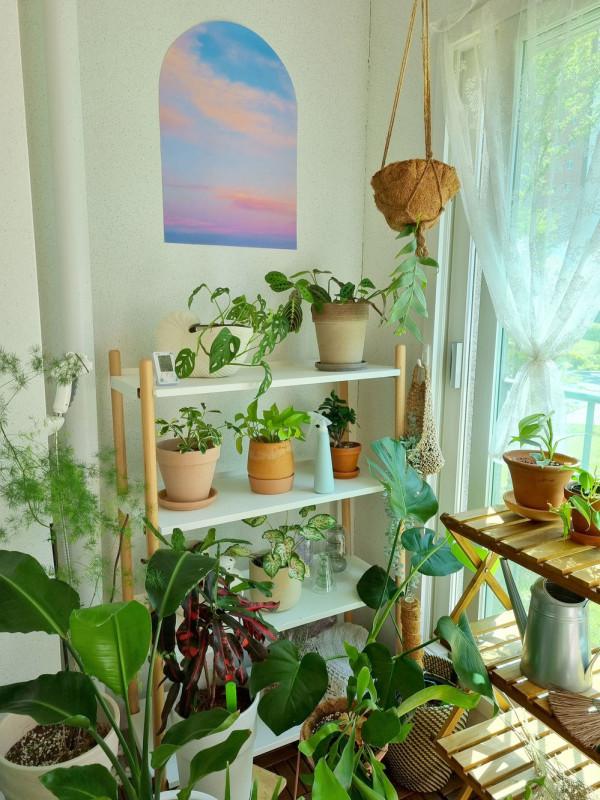 4室1廳，軟裝全靠女業主網購，本以為平平無奇，沒想到幸福感很強