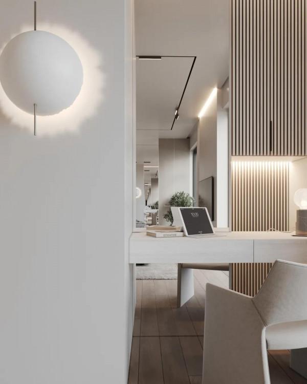 極簡頂層複式,素雅不失奢華 極簡頂層複式,素雅不失奢華