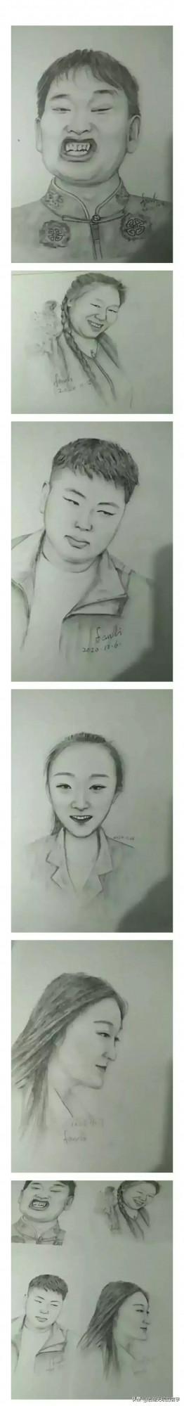 這誰畫的大衣哥，大衣嫂，朱小偉，陳亞楠。至少我覺得挺像的