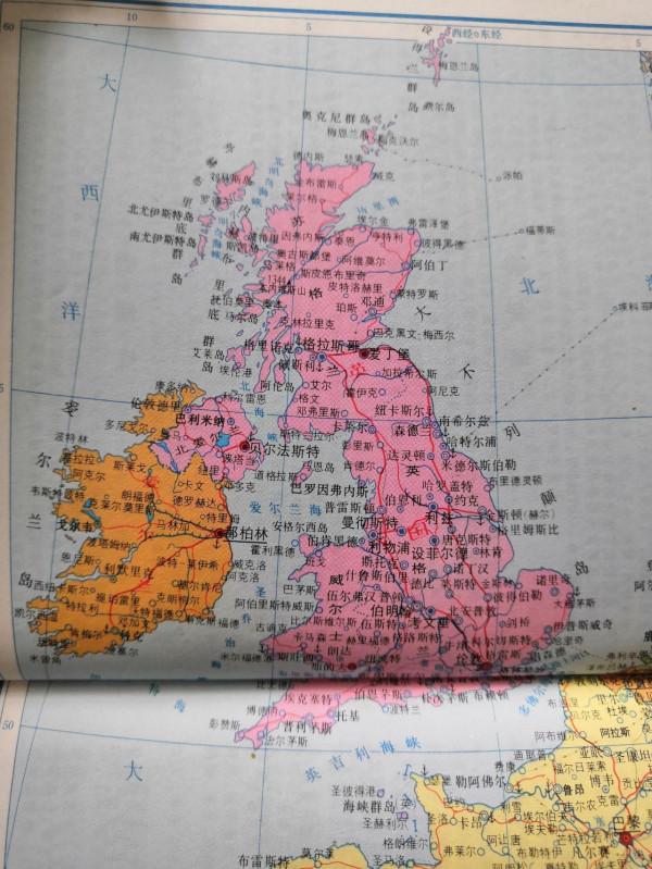 世界地圖變遷史—歐洲英國 世界地圖變遷史—歐洲英國